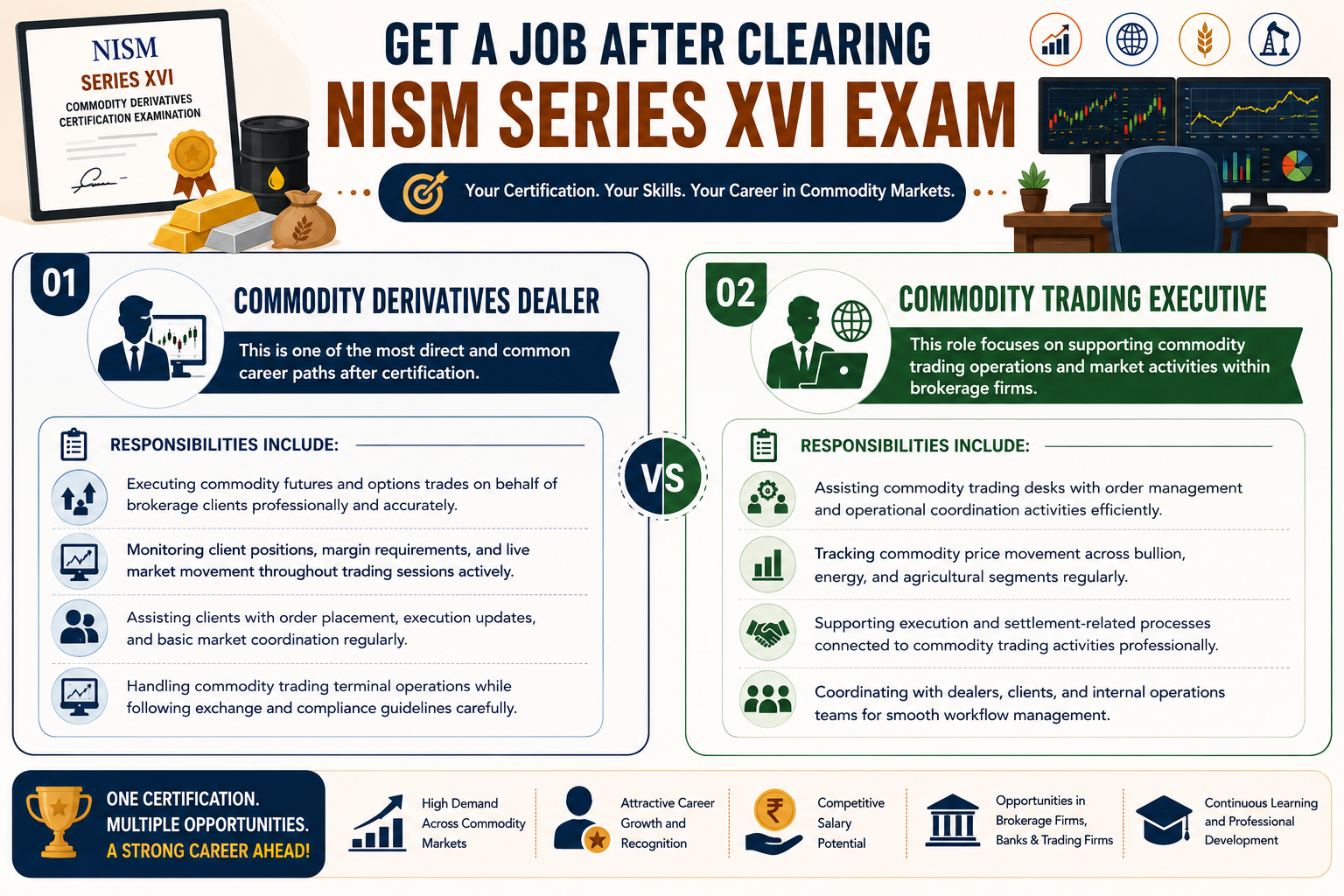 Get a Job After Clearing NISM Series XVI Exam Infographic